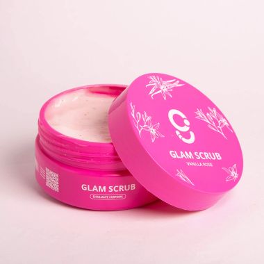Esfoliante Corporal Glam Scrub Vanilla Rose Glam Beauty 150g