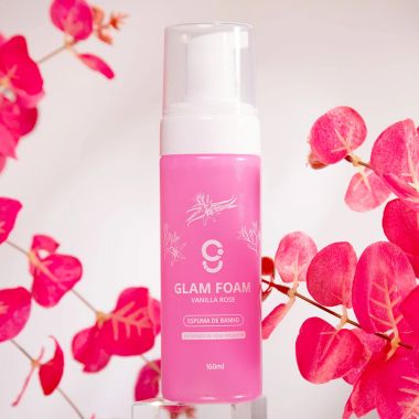 Espuma de Banho Glam Beauty Glam Foam Vanilla Rose 160ml