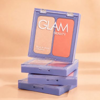 Duo Blush & Glow Glam Beauty Golden Peach 14g
