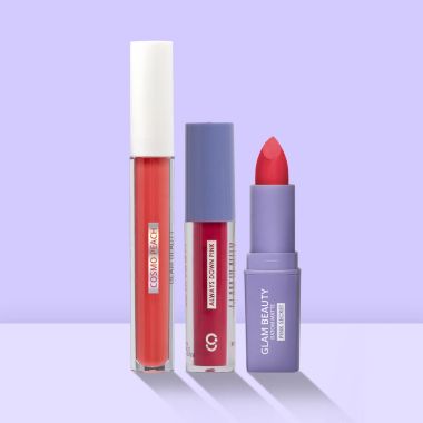 Lip Trio Peachy Pink Glam Beauty