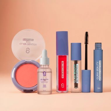 Kit Make Red Glam Beauty
