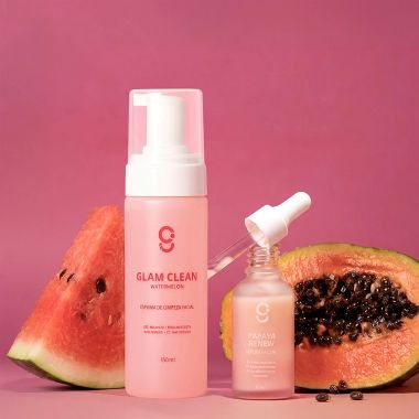 Dupla Glam Clean + Papaya Renew Glam Beauty