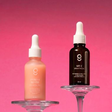 Dupla Sérum Papaya Renew + Vit C Glam Beauty