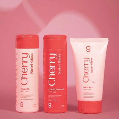 Kit Cereja do Banho Cherry Nutri Gloss Glam Beauty