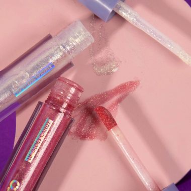 Dupla Lip Gloss Candy + Sparkle Glam Beauty