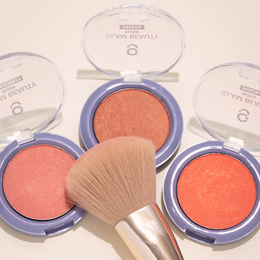 Blush em Pó Compacto Glam Beauty 5g