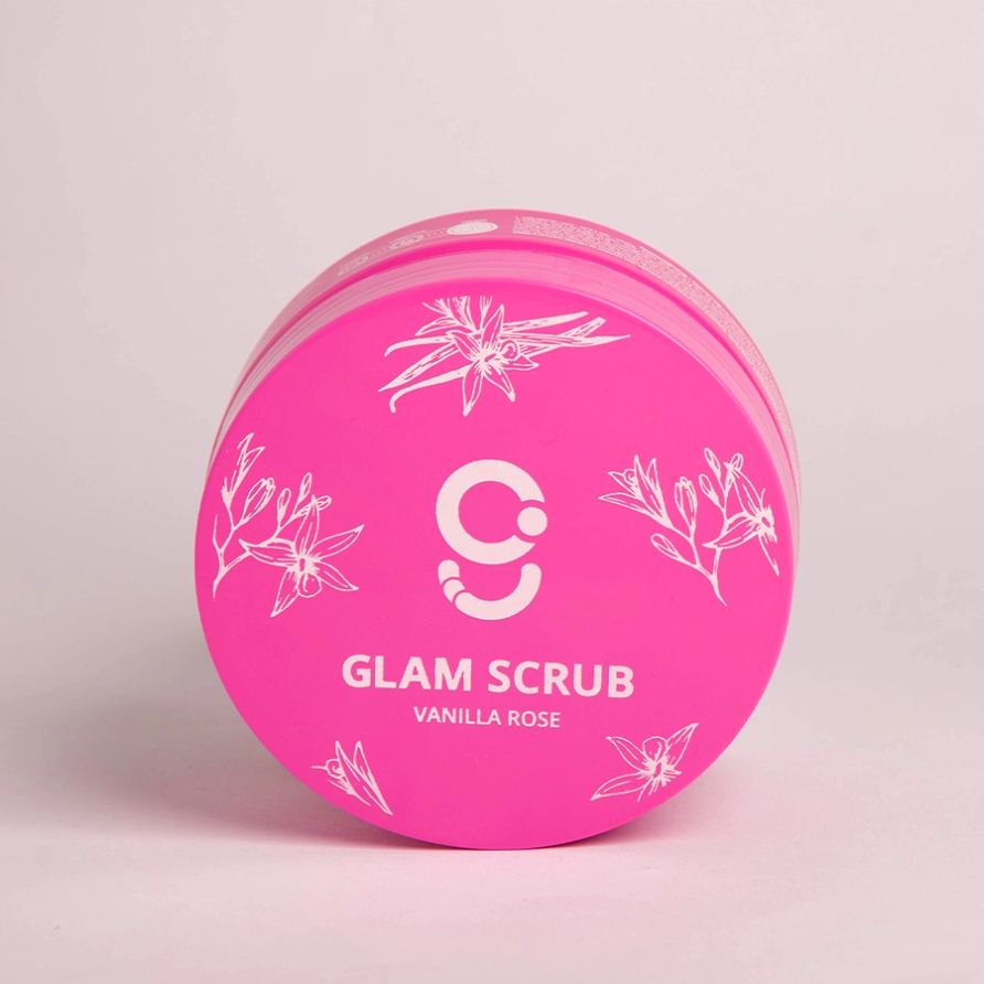 Esfoliante Corporal Glam Scrub Vanilla Rose Glam Beauty 150g 2