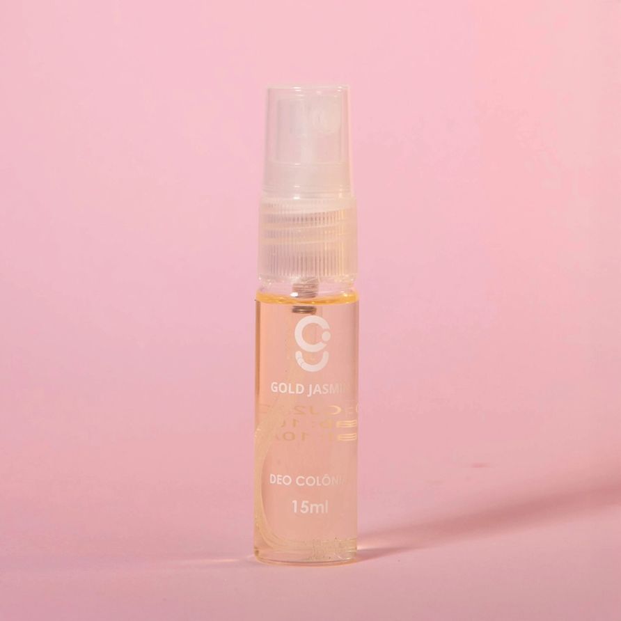 Deo Colônia Gold Jasmin Glam Beauty 15ml 4