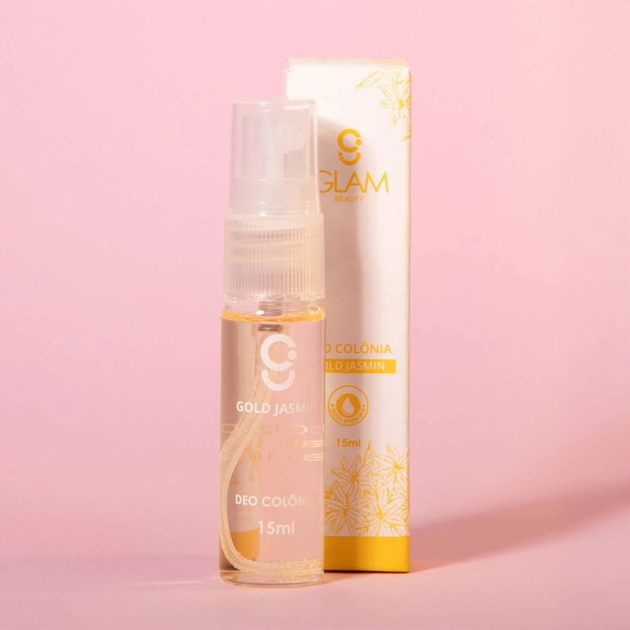 Deo Colônia Gold Jasmin Glam Beauty 15ml 5