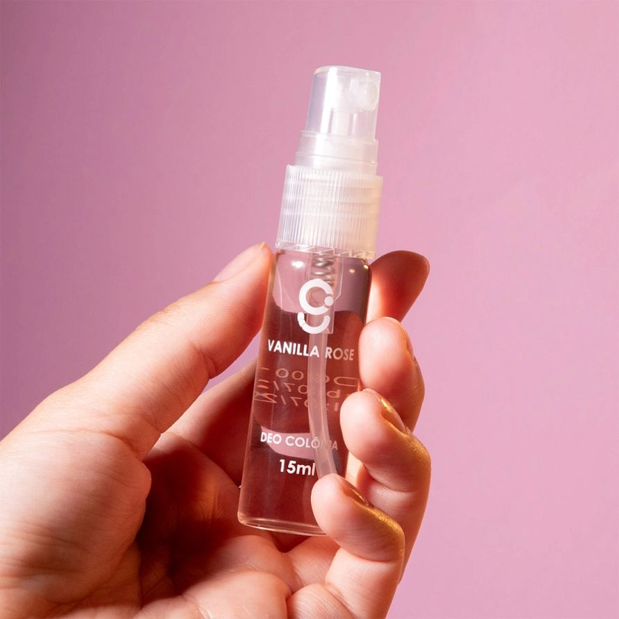 Deo Colônia Vanilla Rose Glam Beauty 15ml 3