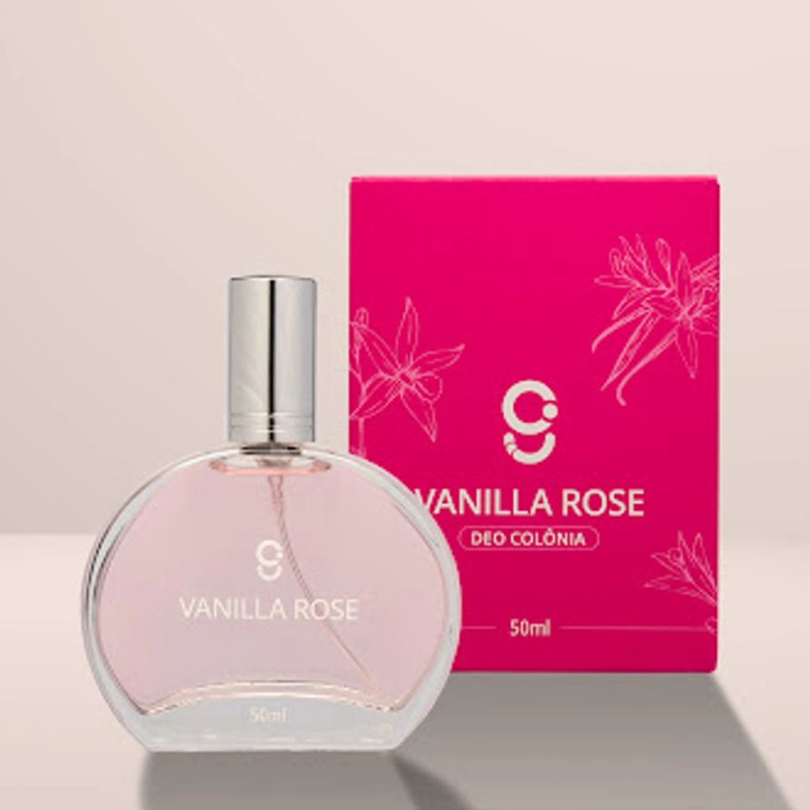 Deo Colônia Vanilla Rose Glam Beauty 50ml 3