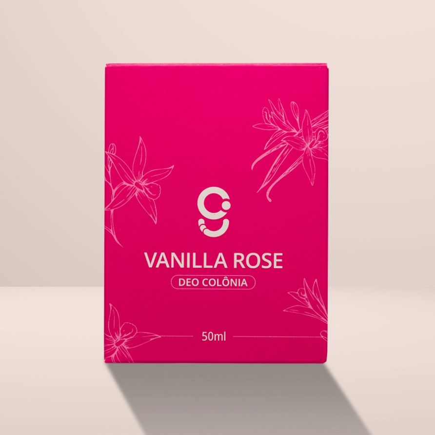 Deo Colônia Vanilla Rose Glam Beauty 50ml 6