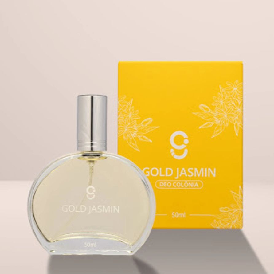 Deo Colônia Gold Jasmin Glam Beauty 50ml 3