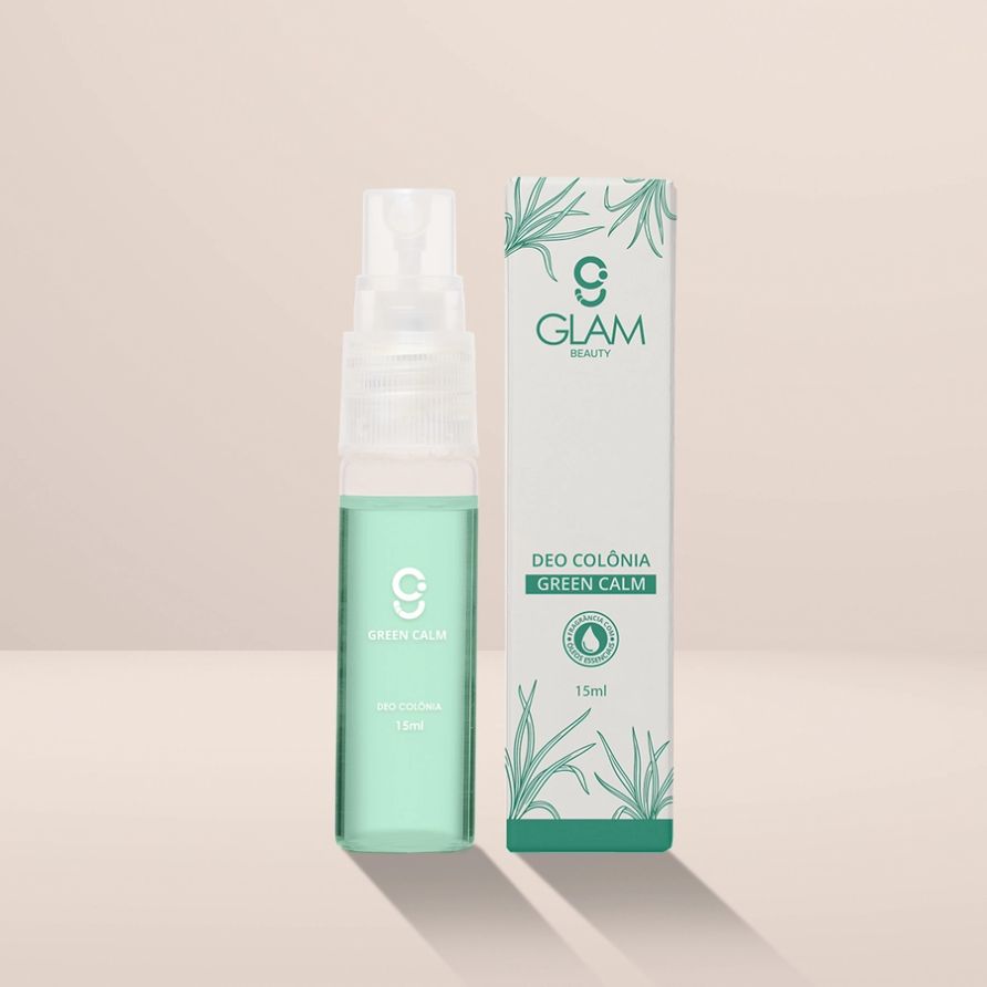 Deo Colônia Green Calm Glam Beauty 15ml 3