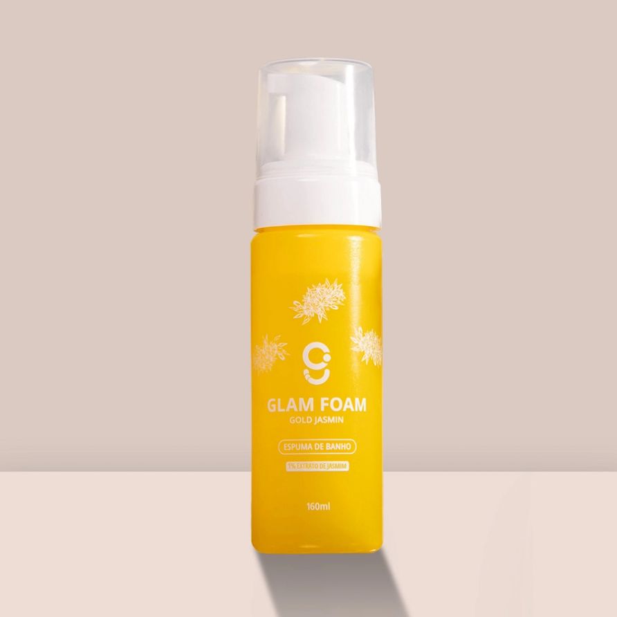 Espuma de Banho Glam Beauty Glam Foam Gold Jasmin 160ml 4