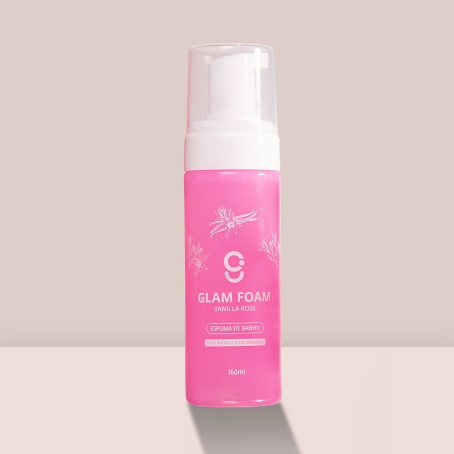 Espuma de Banho Glam Beauty Glam Foam Vanilla Rose 160ml 4