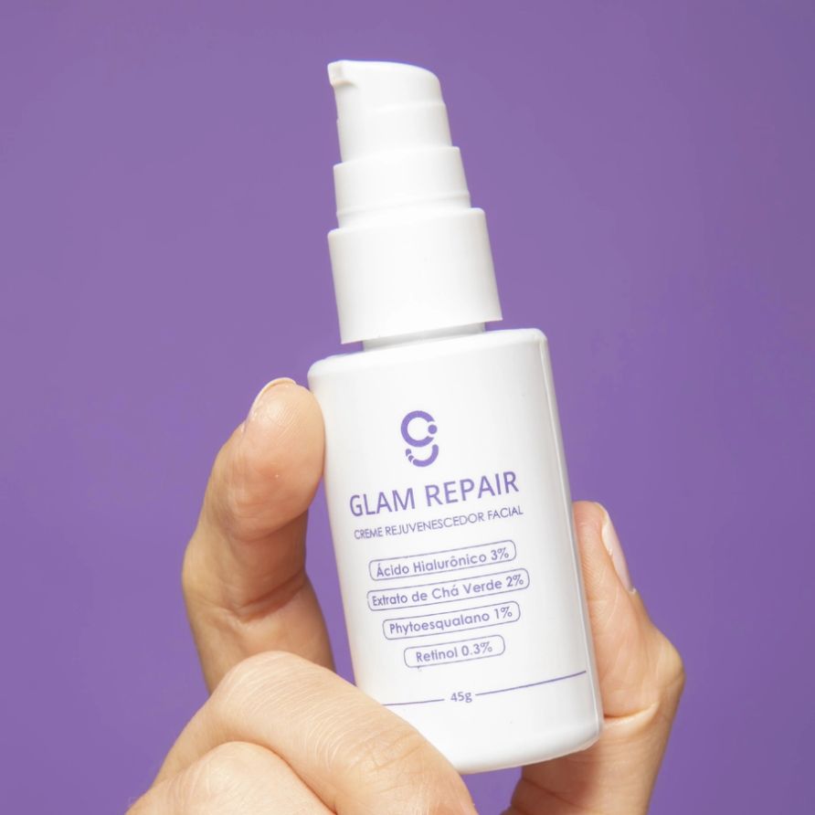 Glam Repair Creme Rejuvenescedor Glam Beauty 45g 3