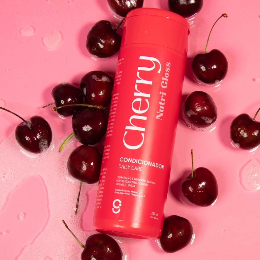 Condicionador Cherry Nutri Gloss Glam Beauty 200ml 2