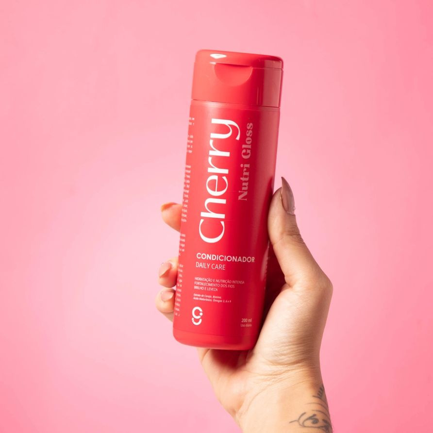 Condicionador Cherry Nutri Gloss Glam Beauty 200ml 3