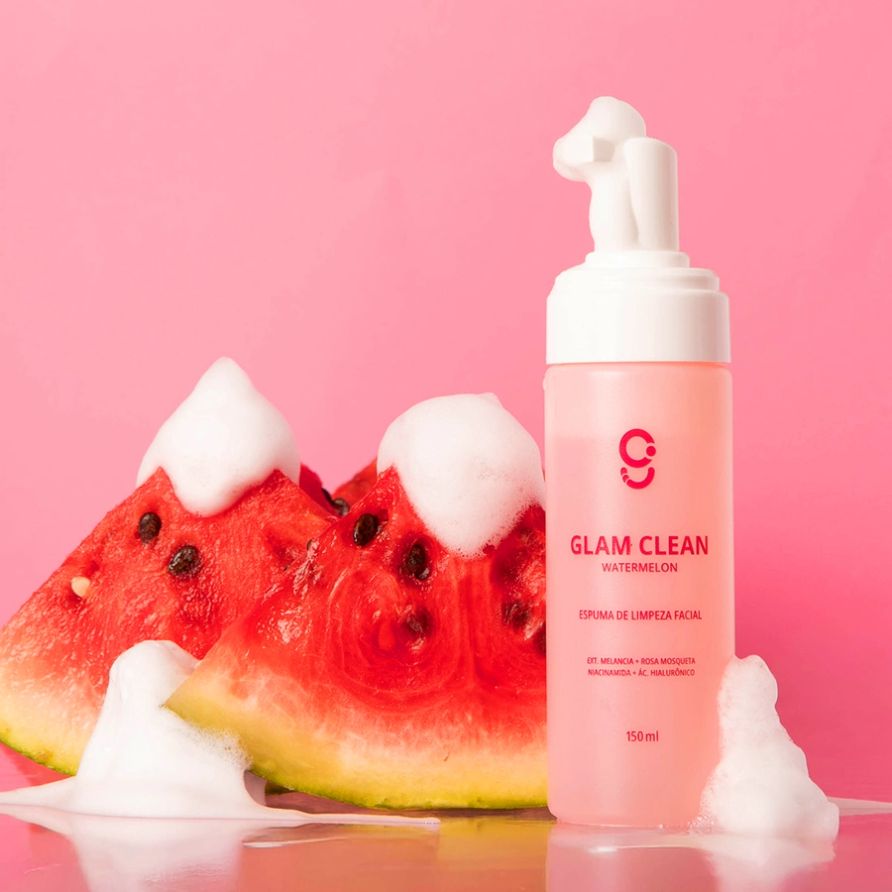 Espuma de Limpeza Glam Clean Watermelon Glam Beauty 150ml 3