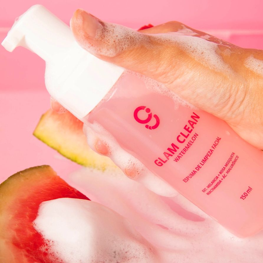 Espuma de Limpeza Glam Clean Watermelon Glam Beauty 150ml 5