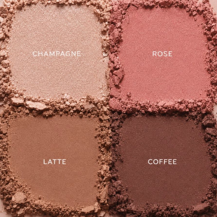 Paleta de Sombras Glam Beauty Rose Neutrals 14g 2