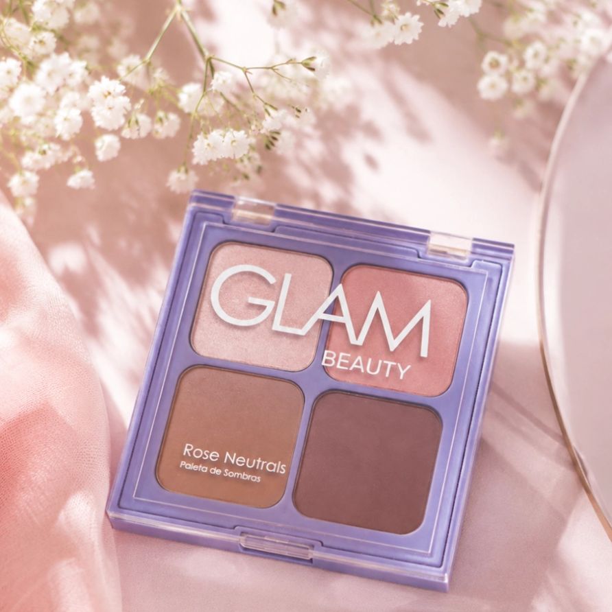 Paleta de Sombras Glam Beauty Rose Neutrals 14g 4