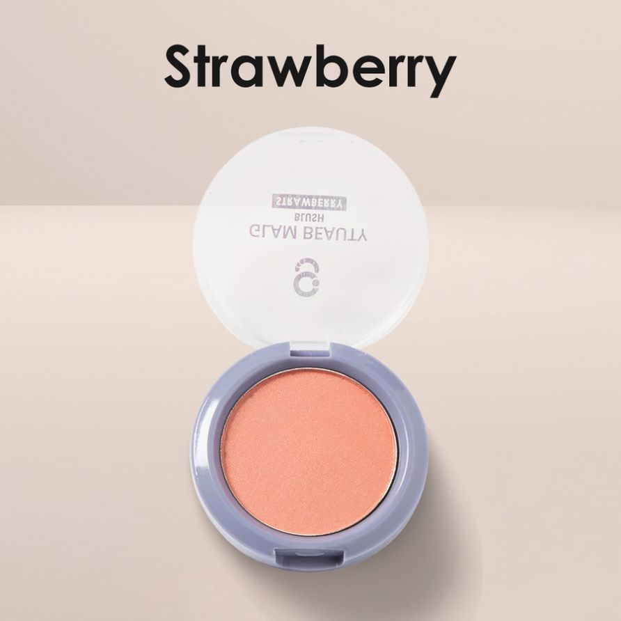Blush em Pó Compacto Glam Beauty 5g 3