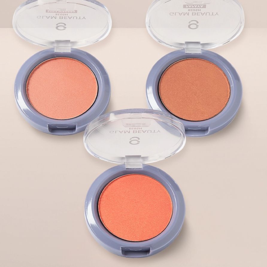 Blush em Pó Compacto Glam Beauty 5g