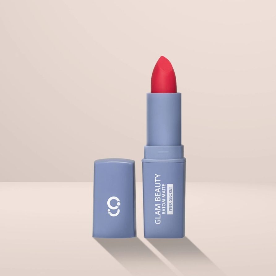 Batom Bala Glam Beauty Pink Secret 8
