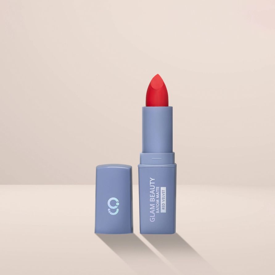 Batom Bala Glam Beauty Red Velvet 8