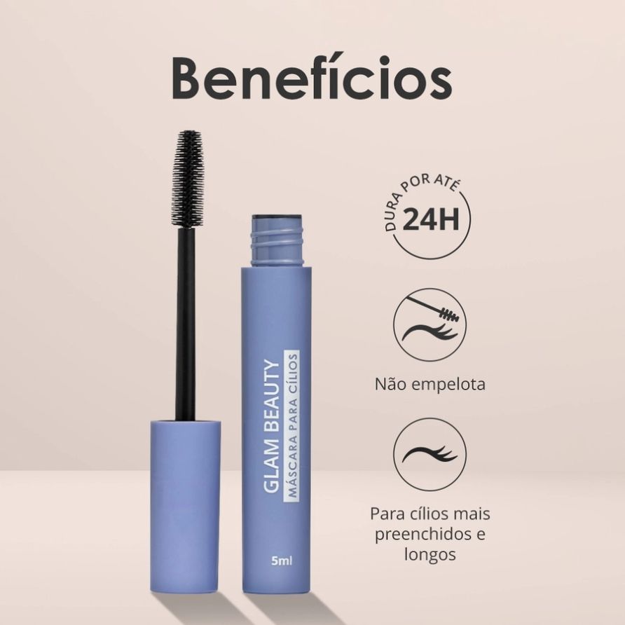 Máscara de Cílios Glam Beauty 10