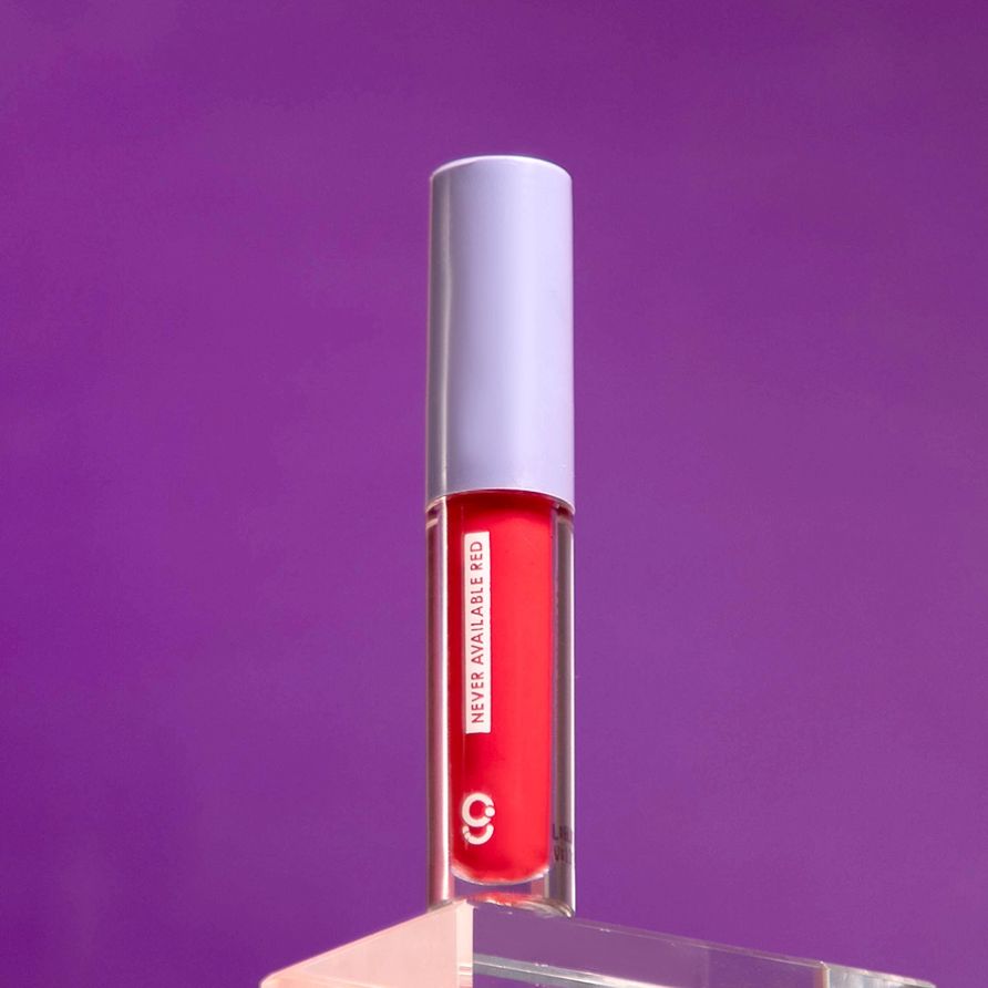 Batom Matte Líquido Glam Beauty Never Available Red 4ml 2