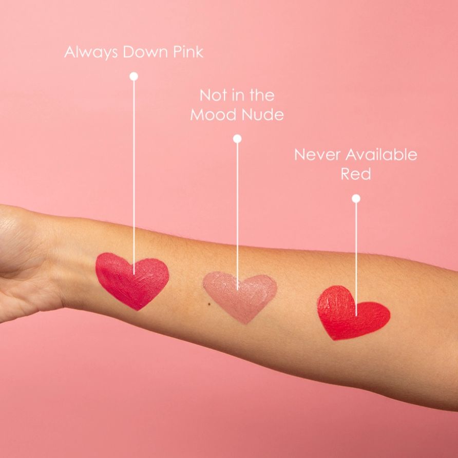 Batom Matte Líquido Glam Beauty Never Available Red 4ml 6