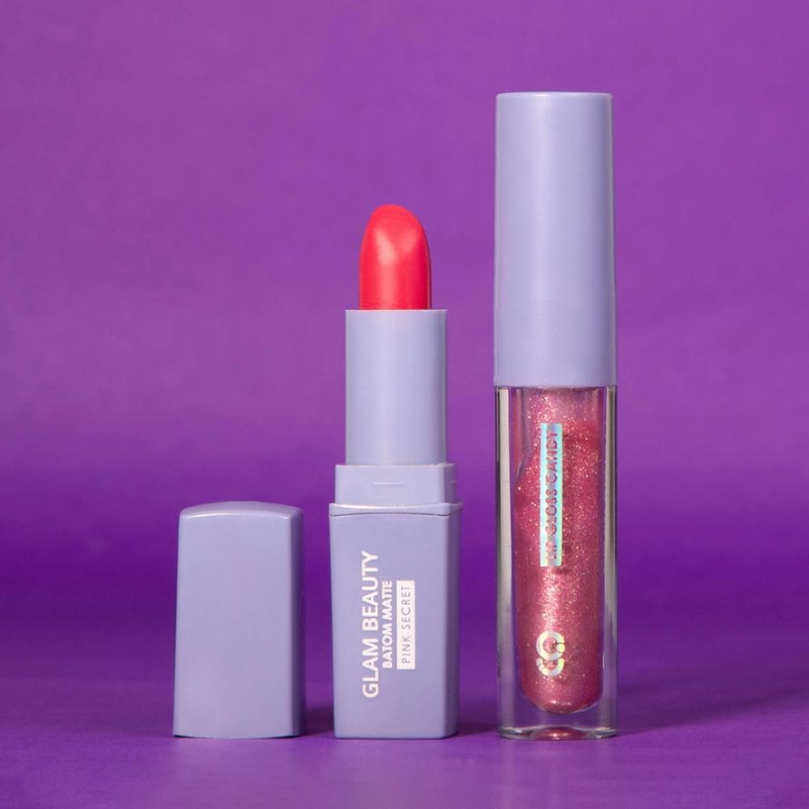 Duo Lip Combo Pink Lover Glam Beauty 4