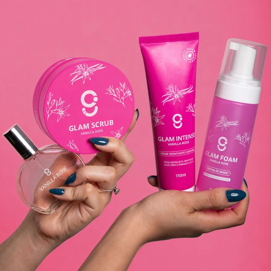 Kit Ritual Completo Vanilla Rose Glam Beauty 6