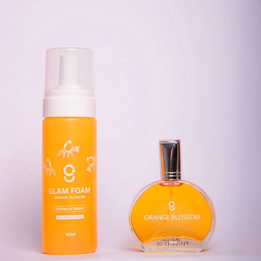 Kit Foam + Deo Colônia Orange Blossom Glam Beauty 50ml 2