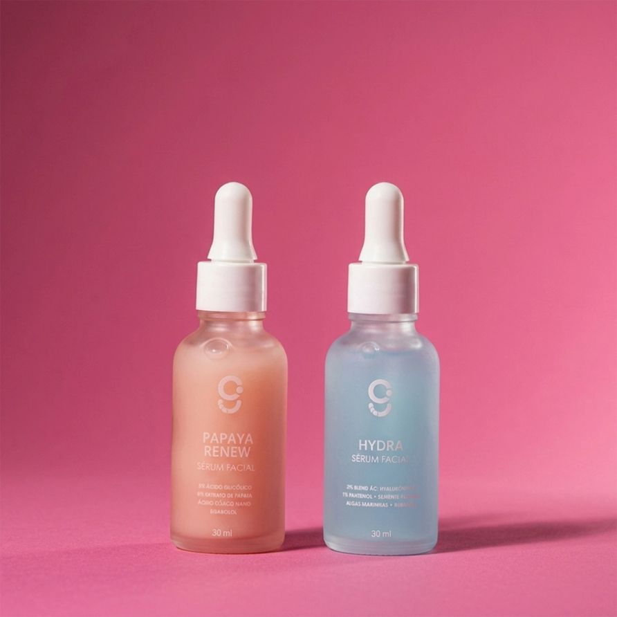 Dupla Sérum Papaya Renew + Hydra Glam Beauty 2