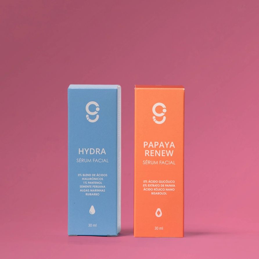 Dupla Sérum Papaya Renew + Hydra Glam Beauty 4