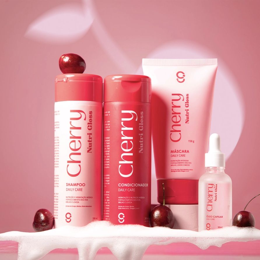 Kit Ritual Capilar Cherry Nutri Gloss Glam Beauty 2