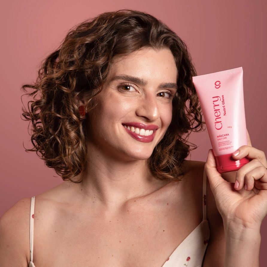 Trio Máscara Capilar Cherry Nutri Gloss Glam Beauty 5