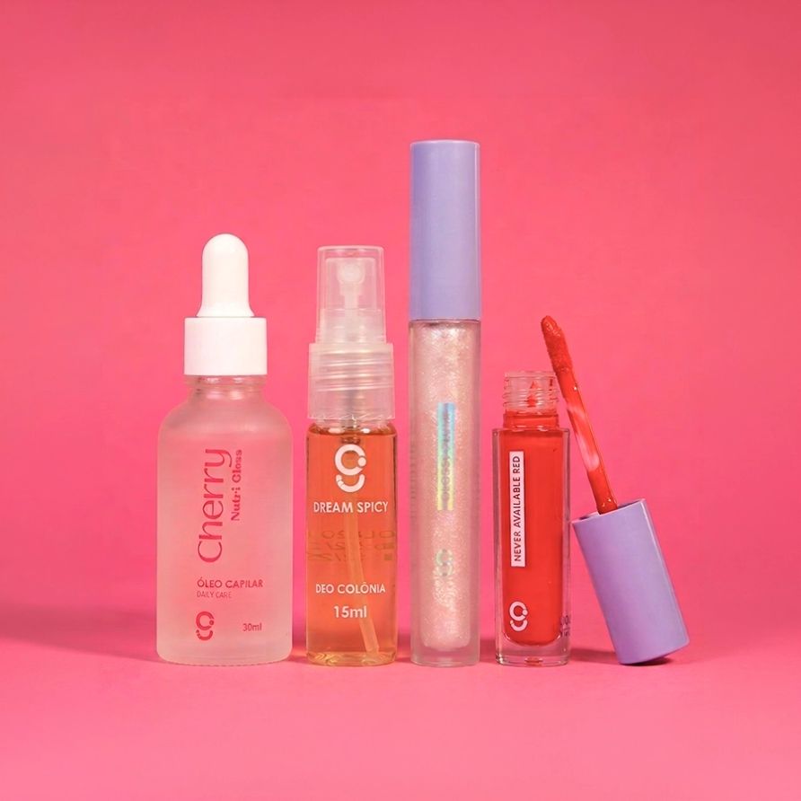 Kit Spicy Cherry Glam Beauty 2