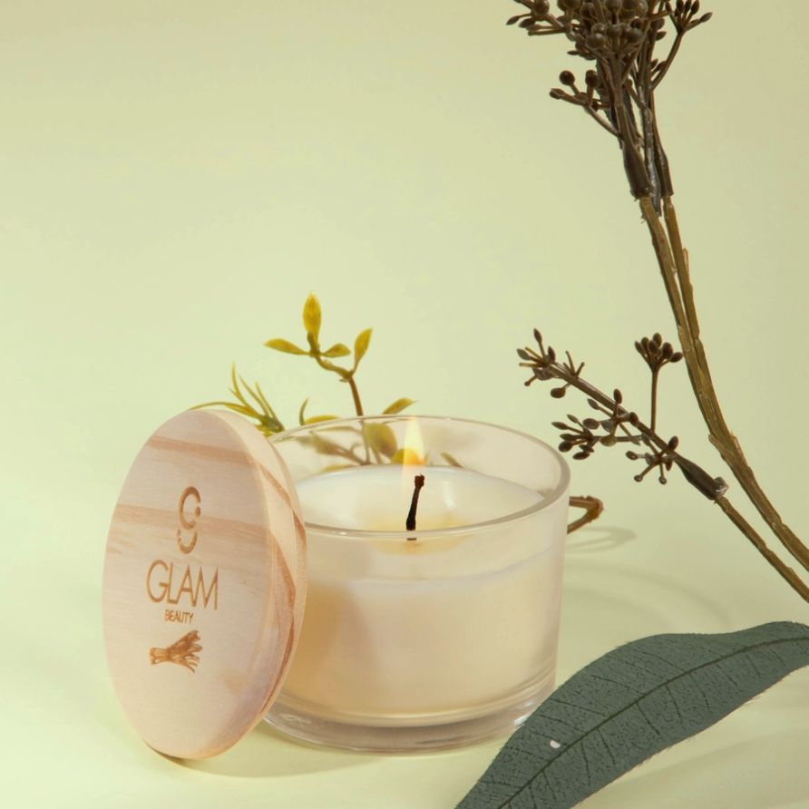 Vela Aromática Capim Limão Glam Beauty 5
