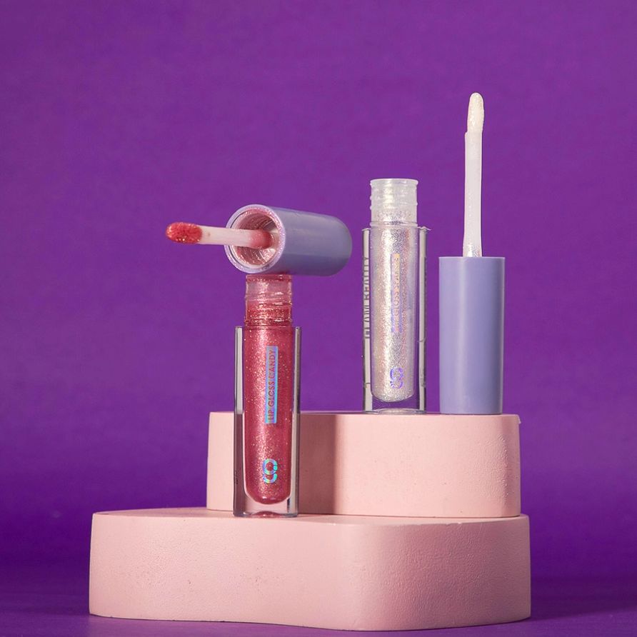 Dupla Lip Gloss Candy + Sparkle Glam Beauty 3