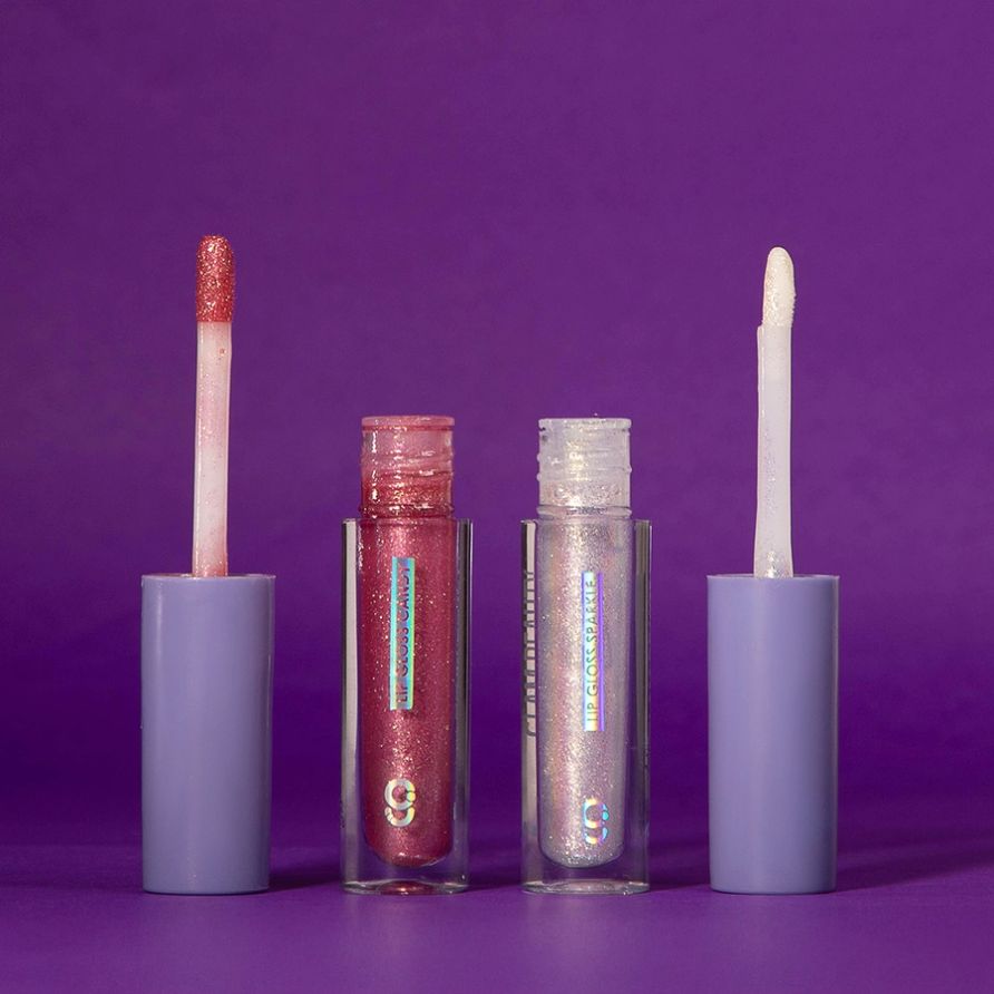 Dupla Lip Gloss Candy + Sparkle Glam Beauty 9