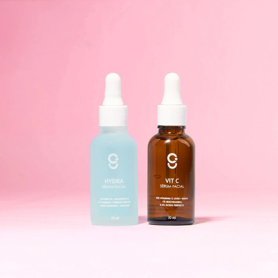 Dupla Sérum Hydra + Vit C Glam Beauty 4