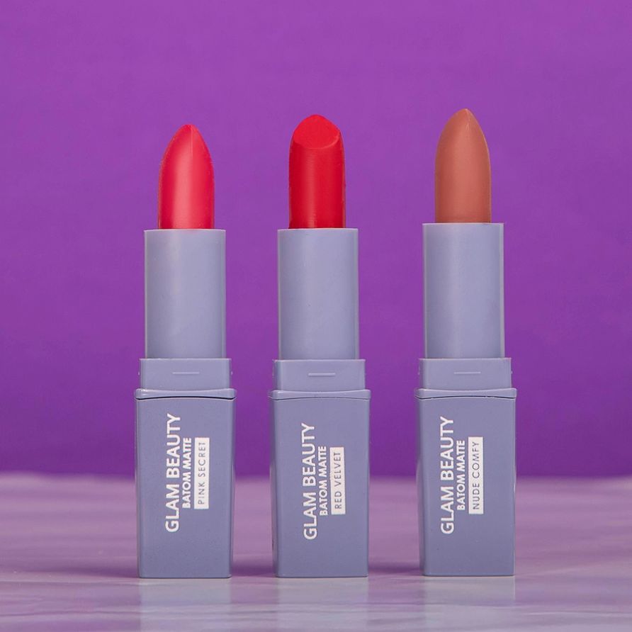 Trio Batom Bala Glam Beauty 2