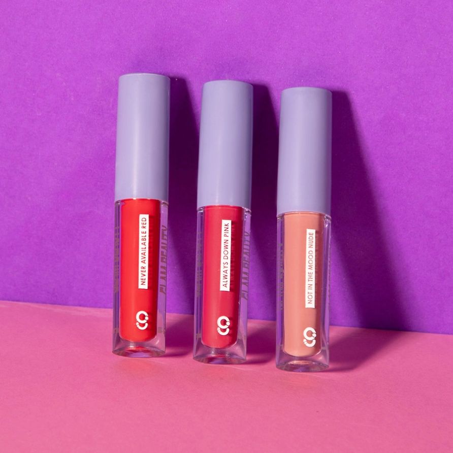 Trio Batom Matte Líquido Glam Beauty 2