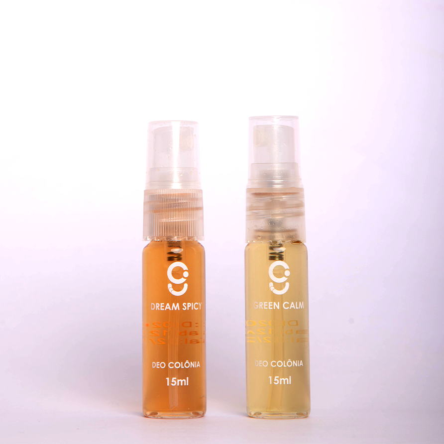 Dupla Deo Colônias Green Calm + Dream Spicy 15ml Glam Beauty 3
